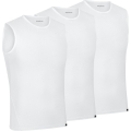 3-Pack podkoszulek bez rękawów GripGrab Ultralight Mesh biały