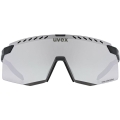 Okulary rowerowe Uvex Pace Stage CV czarne (srebrne soczewki)