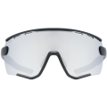 Okulary rowerowe Uvex Sportstyle 236 S Set czarno-srebrne