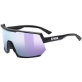 Okulary rowerowe Uvex Sportstyle 235 czarno-lawendowe