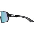 Okulary rowerowe Uvex Sportstyle 235 czarno-lawendowe