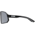 Okulary rowerowe Uvex Sportstyle 237 czarne (srebrne soczewki)