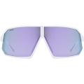 Okulary rowerowe Uvex Sportstyle 237 białe (lawendowe soczewki)
