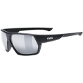 Okulary rowerowe Uvex Sportstyle 238 czarne (srebrne soczewki)