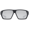 Okulary rowerowe Uvex Sportstyle 238 czarne (srebrne soczewki)