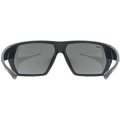 Okulary rowerowe Uvex Sportstyle 238 czarne (srebrne soczewki)