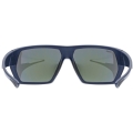 Okulary rowerowe Uvex Sportstyle 238 granatowe (czerwone soczewki)