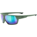 Okulary rowerowe Uvex Sportstyle 238 zielone (zielone soczewki)