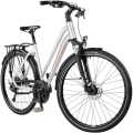 Rower trekkingowy damski Romet Gazela 6 CS srebrny
