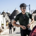 Koszulka rowerowa Rogelli Essential zielona - 4XL