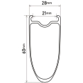 Koło tylne Shimano Dura-Ace WH-R9270 60 mm HR