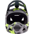Kask rowerowy Fullface Fox Rampage Camo MIPS szaro-limonkowy