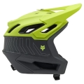 Kask rowerowy Fox Dropframe Pro RUNN MIPS szaro-żółty