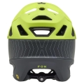 Kask rowerowy Fox Dropframe Pro RUNN MIPS szaro-żółty
