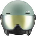 Kask narciarski Uvex Wanted Visor zielony