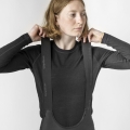 Koszulka termoaktywna z długim rękawem damska GripGrab Merino Blend Thermal czarna
