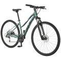 Rower crossowy damski GT Transeo Elite zielony