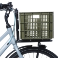 Koszyk na rower Basil Crate oliwkowy