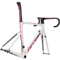 Rama szosowa Accent Cyclone Disc Carbon biało-różowa