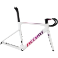 Rama szosowa Accent Cyclone Disc Carbon biało-różowa