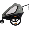 Przyczepka dziecięca Hamax Traveller Twin khaki-czarna