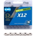 Łańcuch KMC X12 Waxed srebrny