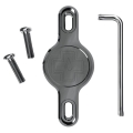 Uchwyt na lokalizator Muc-Off Secure Tag Holder 2.0 dla Apple AirTag szary