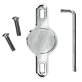 Uchwyt na lokalizator Muc-Off Secure Tag Holder 2.0 dla Apple AirTag srebrny
