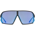 Okulary rowerowe Uvex Sportstyle 237 CV czarne (niebieskie soczewki)