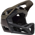 Kask rowerowy Fullface Fox Proframe Rizer MIPS brązowy
