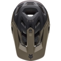 Kask rowerowy Fullface Fox Proframe Rizer MIPS brązowy