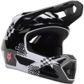 Kask rowerowy Fullface Fox Rampage Digi Image MIPS biało-czarny