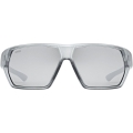 Okulary rowerowe Uvex Sportstyle 238 szare (srebrne soczewki)