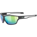 Okulary rowerowe Uvex Sportstyle 806 czarno-zielone