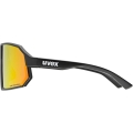 Okulary rowerowe Uvex Sportstyle 237 CV czarne (czerwone soczewki)