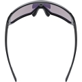 Okulary rowerowe Uvex Sportstyle 237 CV czarne (czerwone soczewki)