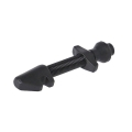 Wentyl DT Swiss Tubeless z podłużną nakrętką czarny