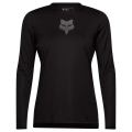 Koszulka rowerowa damska z długim rękawem Fox Lady Ranger Head czarna - XS