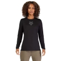 Koszulka rowerowa damska z długim rękawem Fox Lady Ranger Head czarna - XS