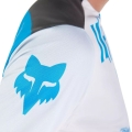 Koszulka rowerowa z długim rękawem Fox Ranger Digi Image biała