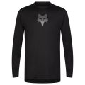 Koszulka rowerowa z długim rękawem Fox Ranger Head czarna