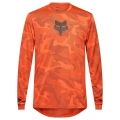 Koszulka rowerowa z długim rękawem Fox Ranger Tru Dri pomarańczowa - XL