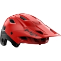 Kask rowerowy fullface MET Parachute MCR MIPS czerwono-czarny