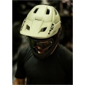 Kask rowerowy fullface MET Parachute MCR MIPS zielono-czarny