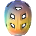 Kask rowerowy MET Hooray fioletowo-pomarańczowy
