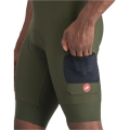 Spodenki rowerowe Castelli Unlimited Cargo zielone