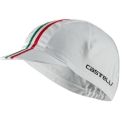 Czapka kolarska Castelli Italia biała