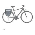 Sakwa Ortlieb Back-Roller Core Alu szara