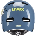 Kask rowerowy orzech Uvex Kid 3 granatowo-żółty
