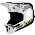 Kask rowerowy fullface Leatt MTB Gravity 2.0 biało-czarny